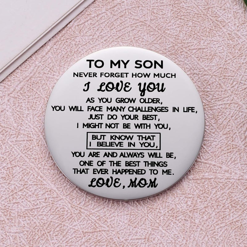 Aesnefe Pocket Hug Token Inspirational Reminder Gifts Mental Health Thinking of You Gift Self Love with PU Leather Keychain - Image 2